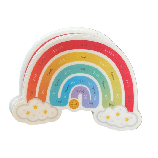 Rainbow Breathing Stickers | 10-Pack