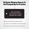 Athlete Affirmation Cards - Training Mindset