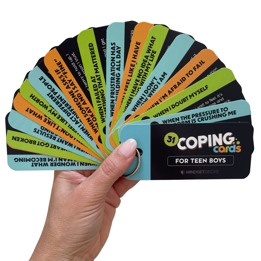 31 Coping Cards for Teen Boys