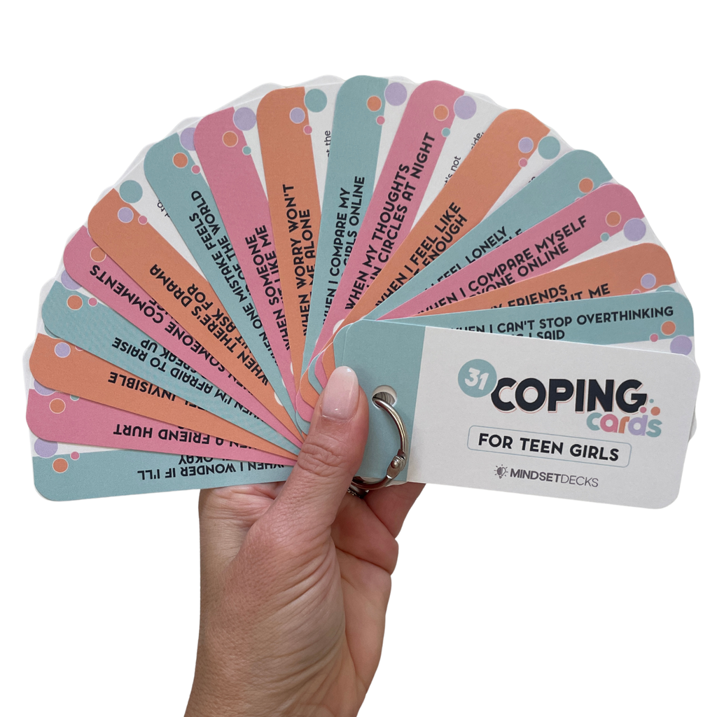 31 Coping Cards for Teen Girls