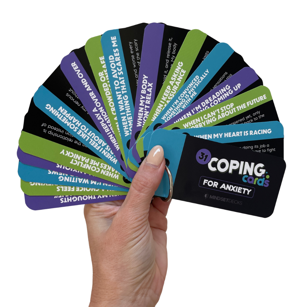 31 Coping Cards for Anxiety