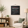 Mindset Wall Art: Pressure Is A Privilege (18" x 18")
