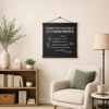 Mindset Wall Art: Surround Yourself With Good People (18" x 18")