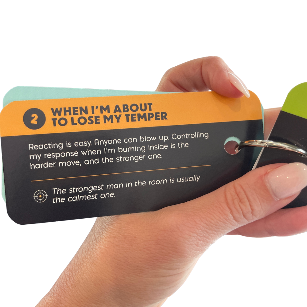 31 Coping Cards for Teen Boys