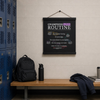 Mindset Wall Art: Champions Love Routine (18" x 18")