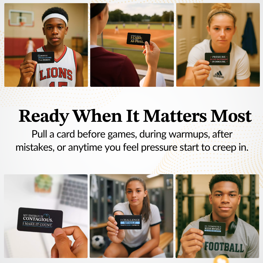 Athlete Affirmation Cards - Game Day Mindset