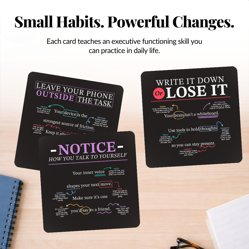 Executive Functioning Mindset Cards