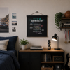 Mindset Wall Art: Keep Showing Up (18" x 18")