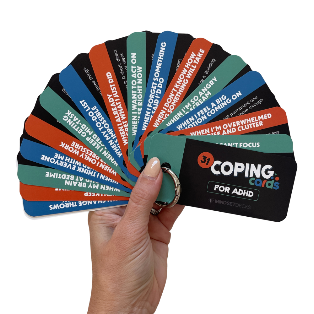 31 Coping Cards for ADHD