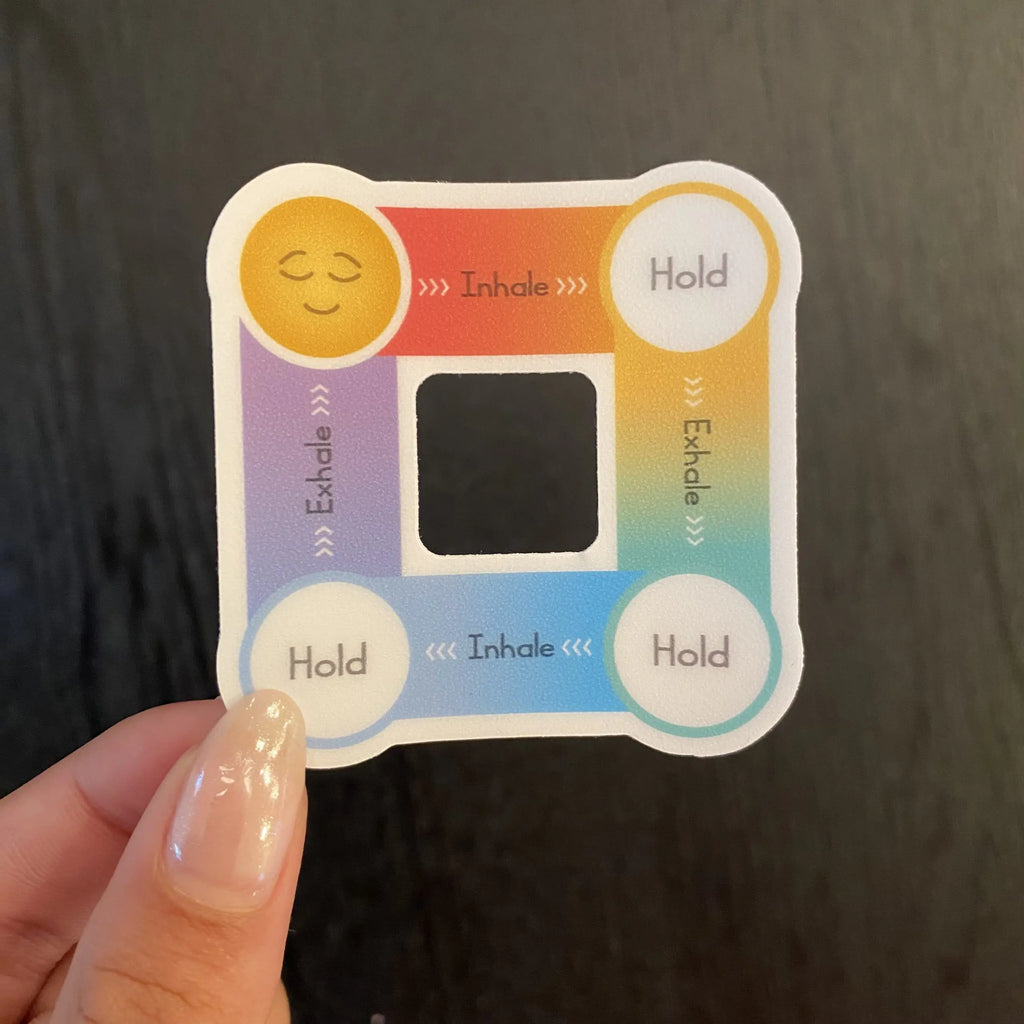 Box Breathing Stickers | 10-Pack