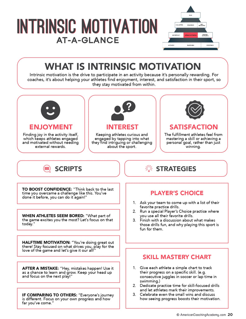 Motivating Athletes at a Glance PDF
