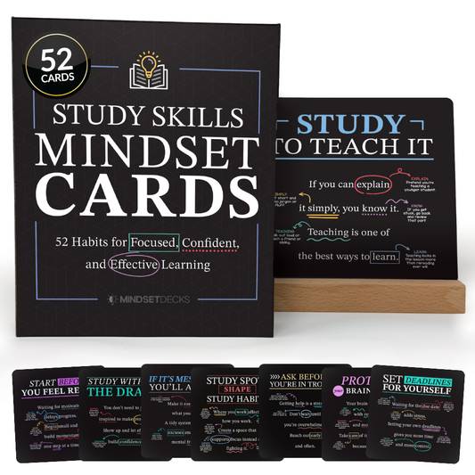 Study Skills Mindset Cards
