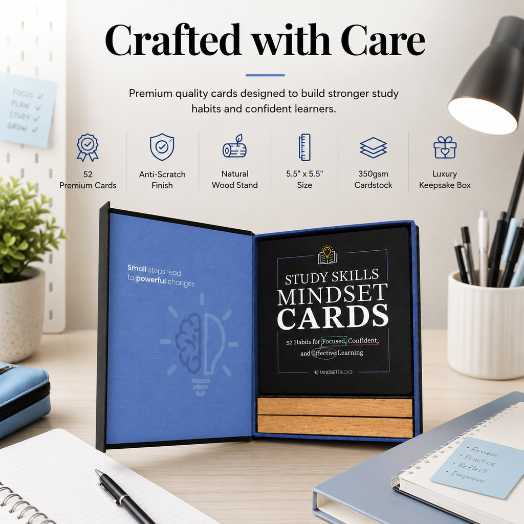 Study Skills Mindset Cards