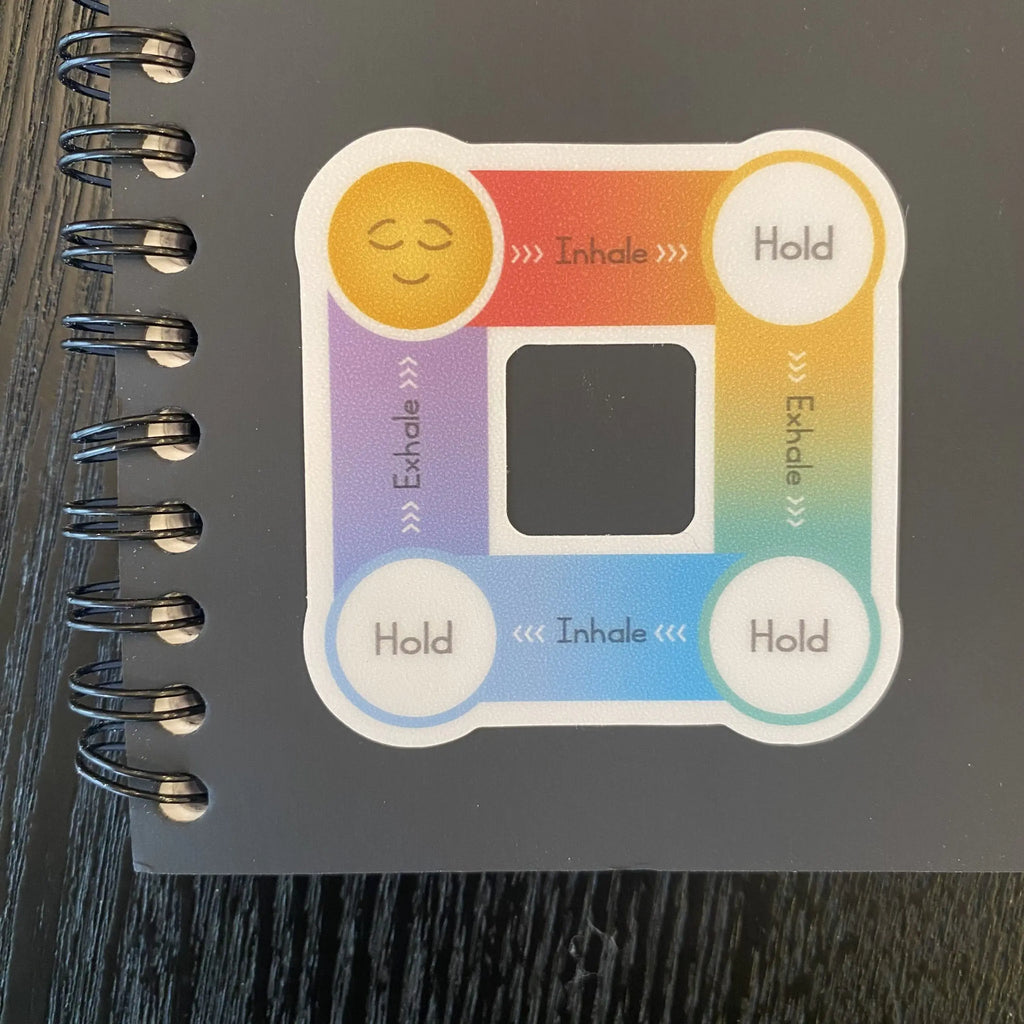 Box Breathing Stickers | 10-Pack