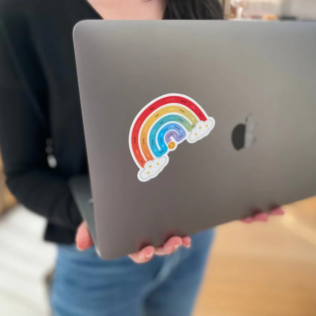 Rainbow Breathing Stickers | 10-Pack